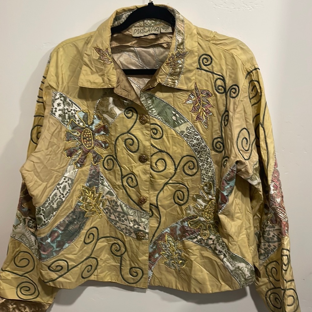 Pushpa  gold‎ lightweight jacket
